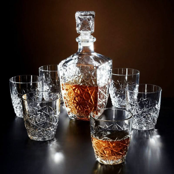 Set de whisky Bormioli Rocco Dedalo - Set de 7 piezas