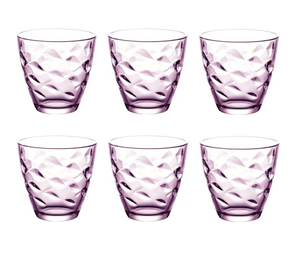 Vasos Bormioli Rocco Flora - Rosa - 250 ml - 6 piezas