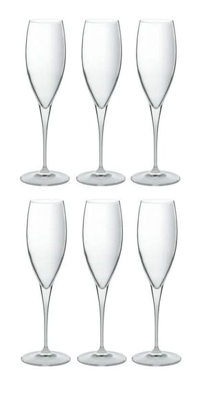 Copas de champán Bormioli Rocco - Flutes - Premium - 260 ml - 6 piezas