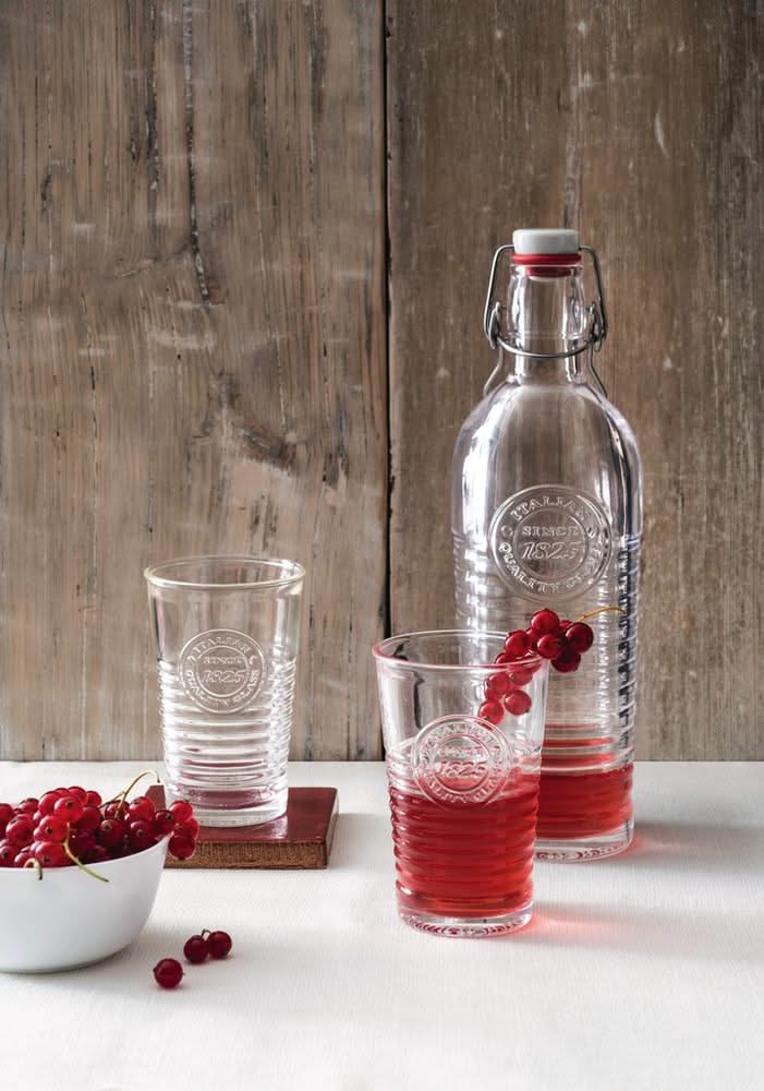 Bormioli Rocco Beaker bottles / Weck bottles Officina 1825 - Transparent - 1.2 liters - 4 pieces