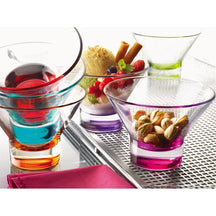 Bormioli Rocco Ice cream coupe Ypsilon Colored 375 ml - 4 pieces