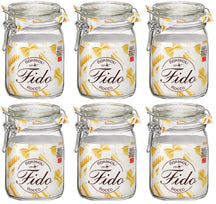 Bormioli Rocco Weck jars Fido 11 x 11 cm / 1 liter - 4 pieces