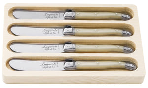 Cuchillos para mantequilla Laguiole Style de Vie Nácar - 4 unidades