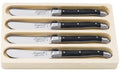 Laguiole Style de Vie Butter Knives Black - 4 pieces
