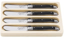 Laguiole Style de Vie Butter Knives Black - 4 pieces