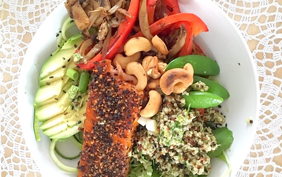 A nourishing bowl full of color, flavor and wholesome ingredients