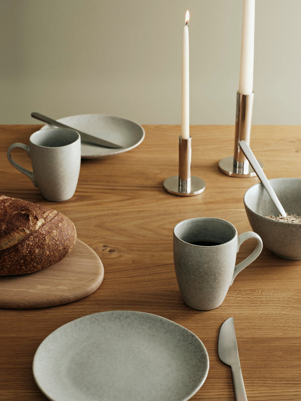 Broste Copenhagen Juego de desayuno Nordic Marsh 12 piezas / 4 personas - 4 platos para desayuno, 4 cuencos y 4 tazas