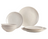 Broste Copenhagen Dinnerware Set Nordic Vanilla 6-piece / 2 persons - 2 dinner plates, 2 breakfast plates and 2 bowls
