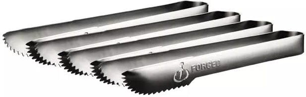 Forged Serving Tongs Churrasco - Stainless Steel - 4 pieces