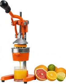 Cookinglife Citrus Juicer - Cast Iron - Lever Model - Orange