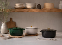 Combekk Pannenset Gietijzer Holly Green 4-delig - sfeerbeeld 3