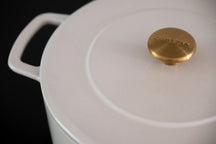 Combekk Braadpan met deksel Gietijzer Sand ø 24 cm / 3.8 Liter - detail 1