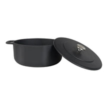 Combekk Braadpan met deksel Gietijzer Zwart ø 24 cm / 3.8 Liter - open