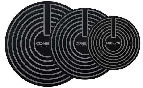 Combekk Silicone Induction Protector / Induction Mats – ø 18 / 24 / 28 cm - 3 pieces