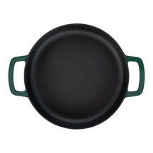 Combekk Koekenpan Skillet met 2 grepen Gietijzer Holly Green ø 24 cm - binnenkant