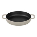 Combekk Frying Pan Skillet with 2 Handles Cast Iron Sand ø 24 cm - Enamelled Non-Stick Coating