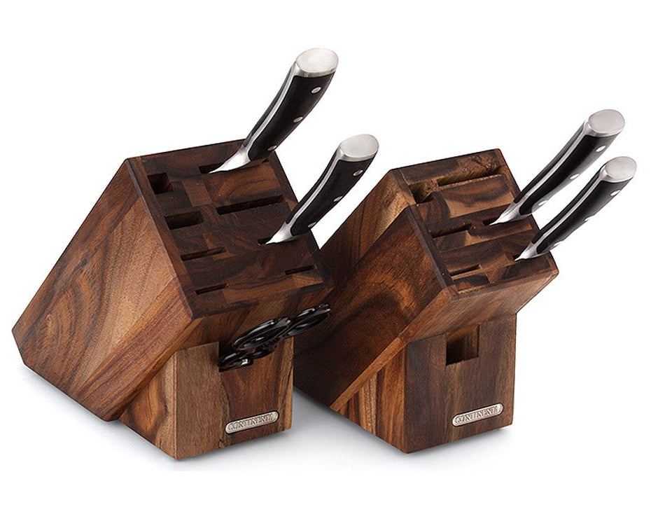 Continenta Messenblok met Scharengleuf - Acaciahout - zonder messen - verschillende formaten