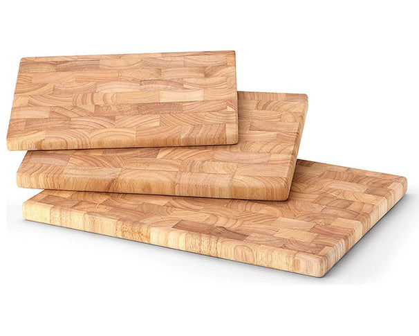 Continenta Tabla de Cortar de Madera - Madera de End Grain - 35 x 25 cm
