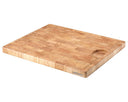 Continenta Wooden Cutting Board with Juice Groove - End Grain - 42 x 34 cm