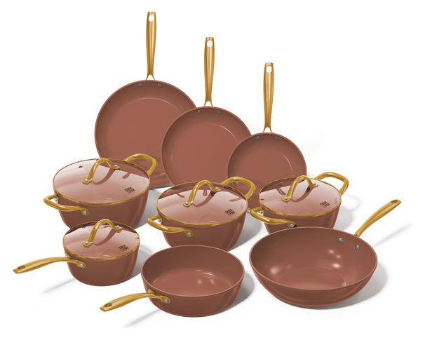 CP Cookware Set Sienna 9-piece - ceramic non-stick coating