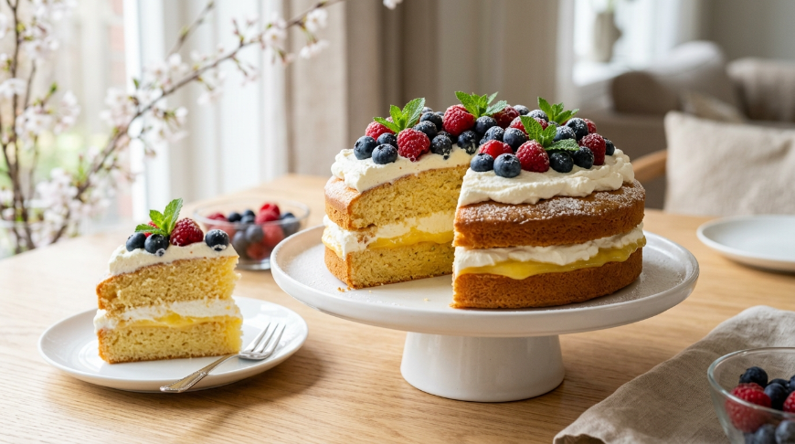 A fresh and festive dessert for the Easter table