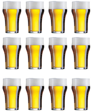Cookinglife vasos de cerveza ingleses Nonic 340 ml - 12 piezas