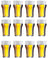 Cookinglife Beer Glasses Nonic 340 ml - 12 pieces