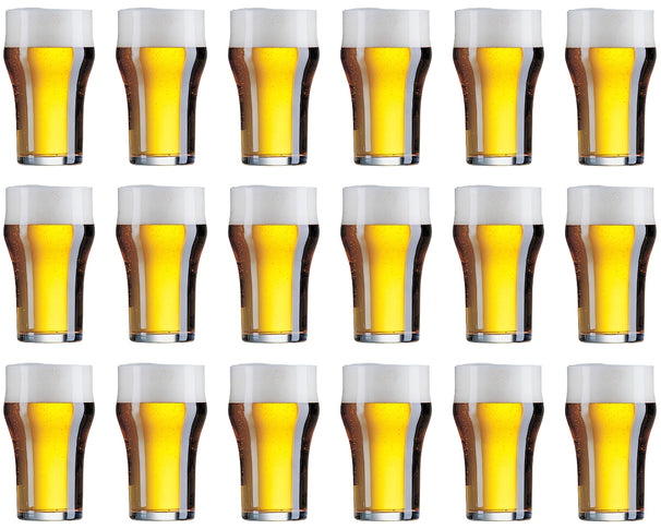 Cookinglife Copas de Cerveza Inglesas Nonic 340 ml - 18 piezas