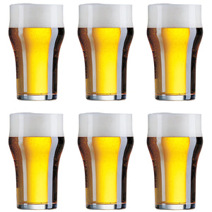 Cookinglife Copas de Cerveza Inglesas Nonic 340 ml - 6 piezas
