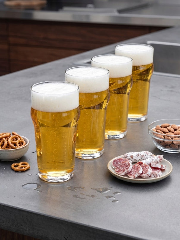 Cookinglife Copas de Cerveza Inglesas Nonic 340 ml - 6 piezas
