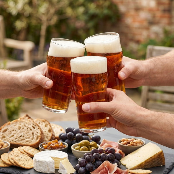 Cookinglife Copas de Cerveza Inglesas Nonic 340 ml - 18 piezas