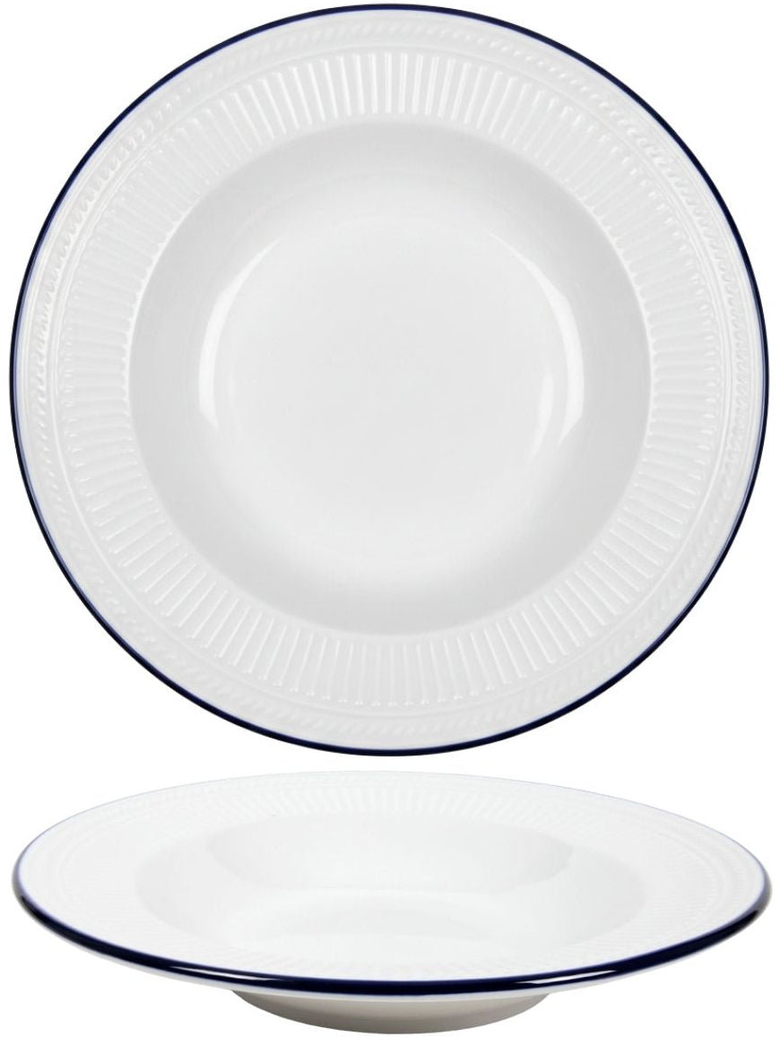 Cookinglife Deep Plates / Pasta Plates Whitmore ø 22 cm - 6 pieces