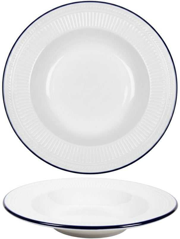 Cookinglife Platos hondos / para pasta Whitmore ø 22 cm - 6 unidades