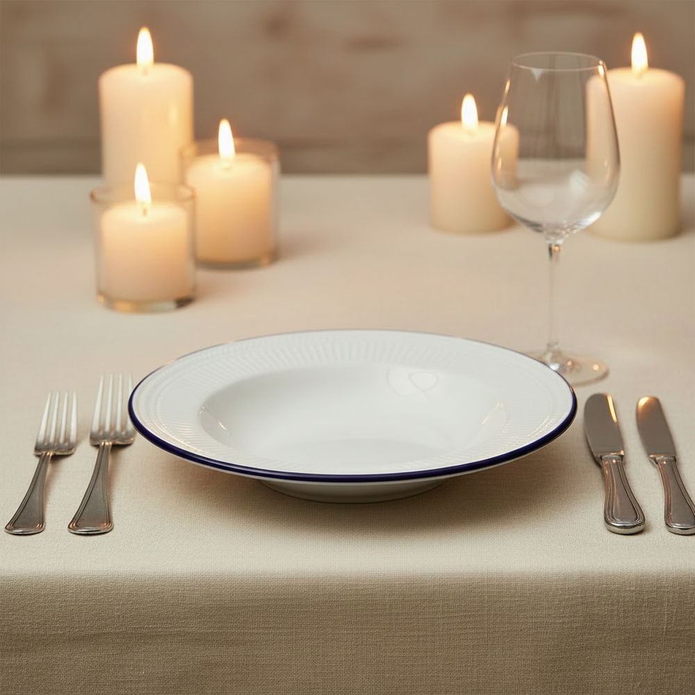 Cookinglife Deep Plates / Pasta Plates Whitmore ø 22 cm - 6 pieces