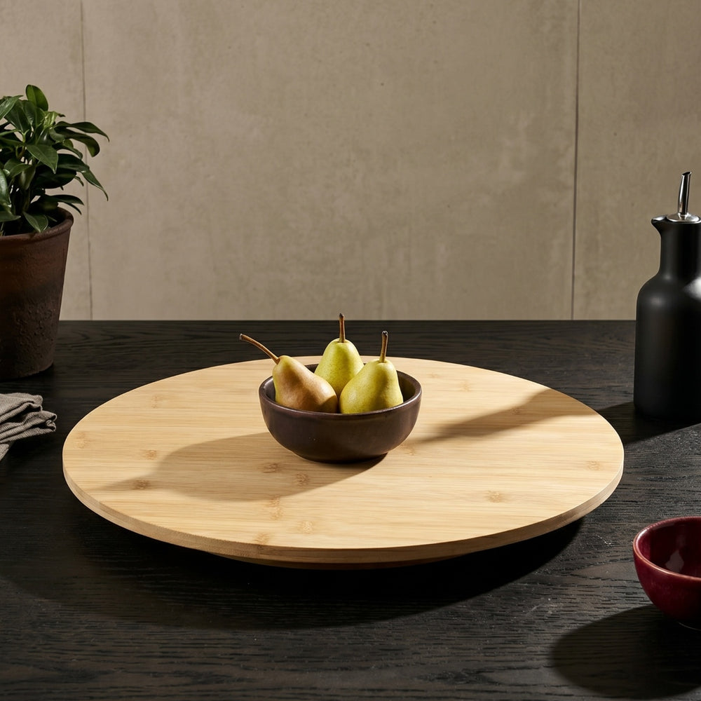 Cookinglife Lazy Susan / Rotating Tray - Bamboo - ø 50 cm