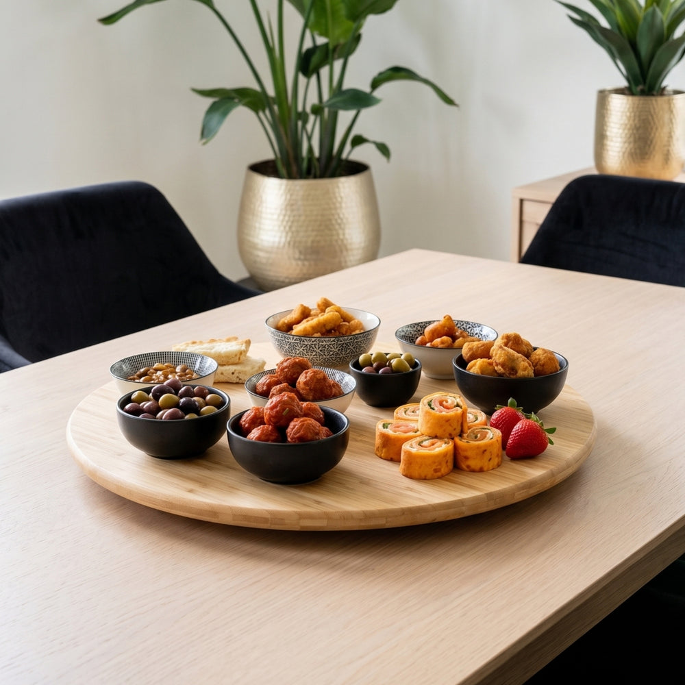 Cookinglife Lazy Susan / Rotating Tray - Bamboo - ø 50 cm