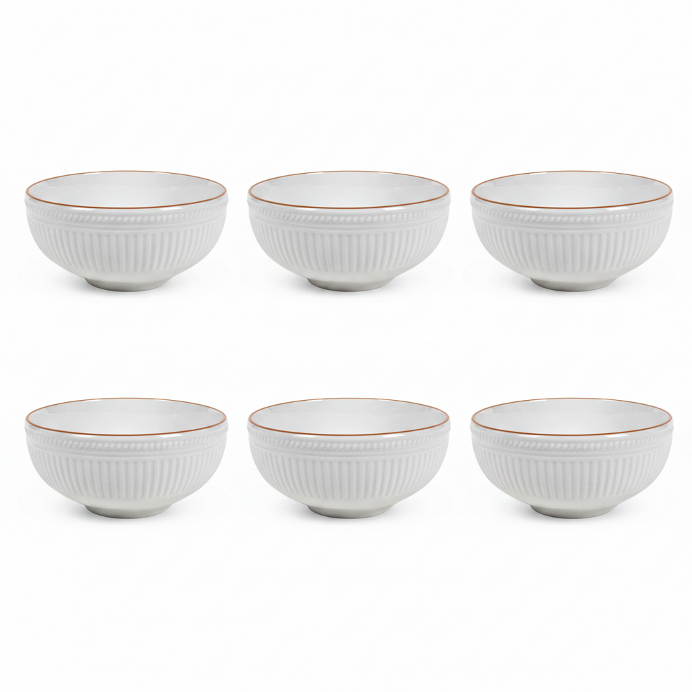 Cookinglife Tazones de sopa / cuencos Stratton ø 15.5 cm - 6 unidades