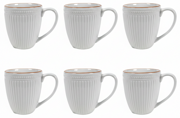 Cookinglife Mugs Stratton 350 ml - 6 pieces