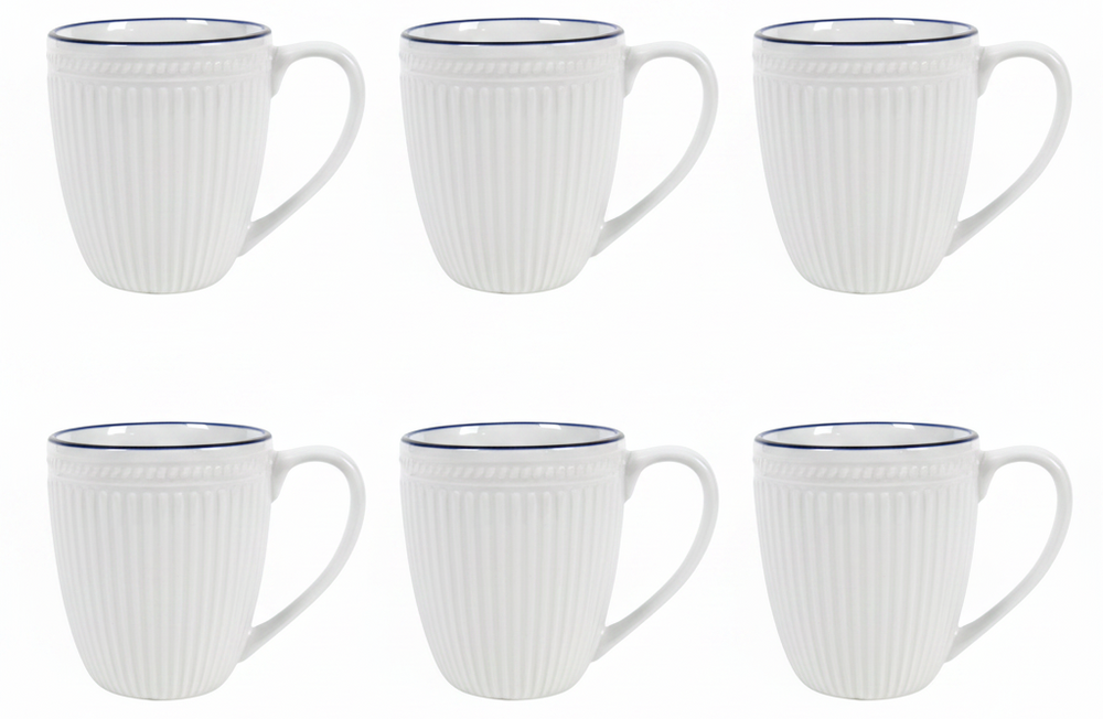 Cookinglife Tazas Whitmore 350 ml - 6 unidades