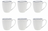 Cookinglife Tazas Whitmore 350 ml - 6 unidades