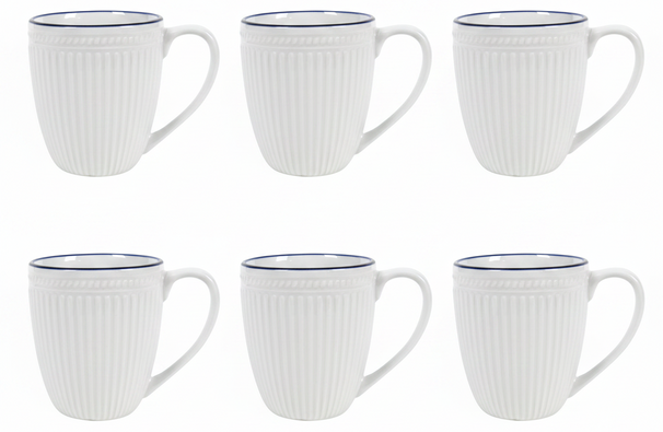 Cookinglife Mugs Whitmore 350 ml - 6 pieces