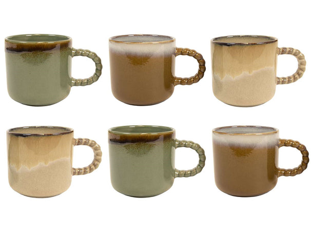 Cookinglife Mugs Nomad Twist 330 ml - 6 pieces