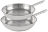 Cookinglife Frying pan set Superior Ø 24 and 28 cm – suitable for all heat sources – without non-stick coating