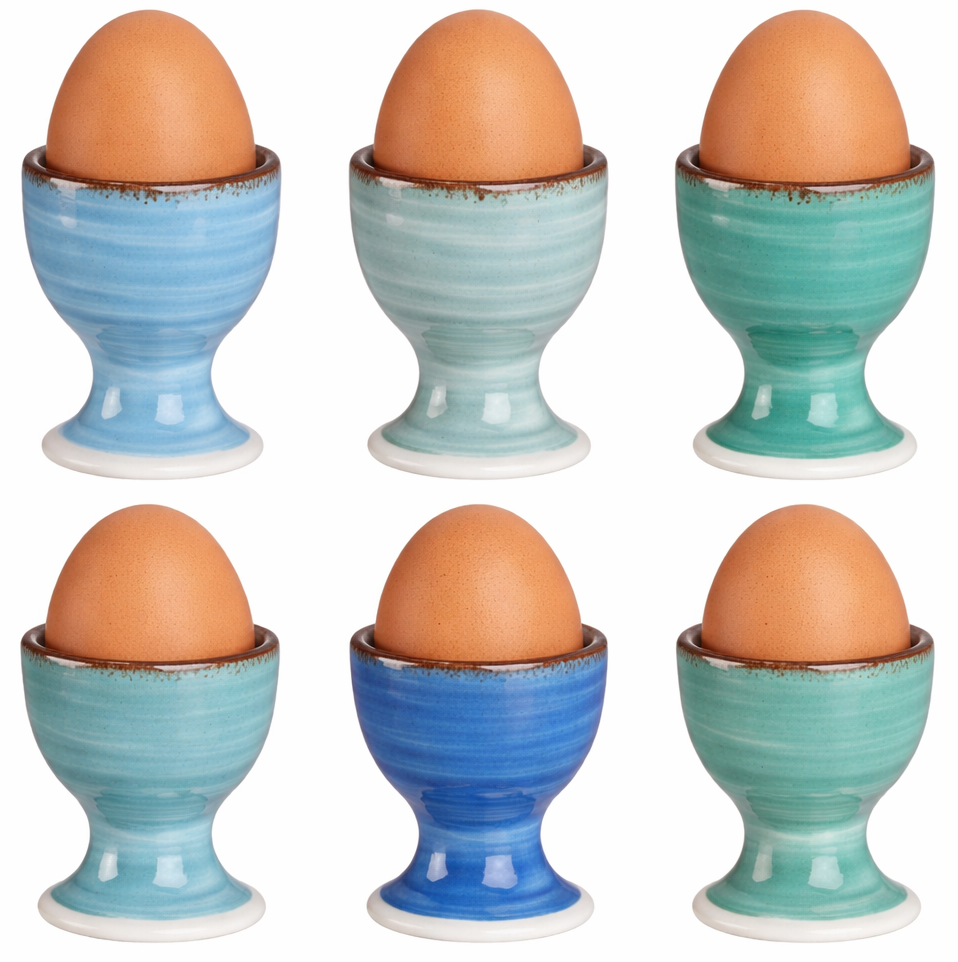 Cookinglife Egg Cups Delice Blue - 6 pieces