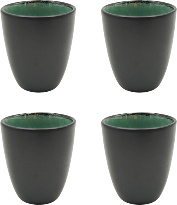 Tazas de café Borneo 190 ml - 4 unidades - Cookinglife