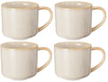 Cookinglife Coffee Mugs Serene Sand 330 ml - Pottery - 4 pieces

