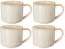 Cookinglife Coffee Mugs Serene Sand 330 ml - Pottery - 4 pieces
