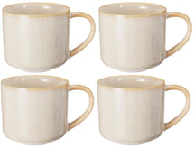 Cookinglife Coffee Mugs Serene Sand 330 ml - Pottery - 4 pieces
