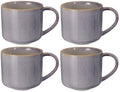 Cookinglife Coffee Mugs Serene Blue 330 ml - Pottery - 4 pieces
