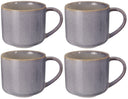 Cookinglife Coffee Mugs Serene Blue 330 ml - Pottery - 4 pieces
